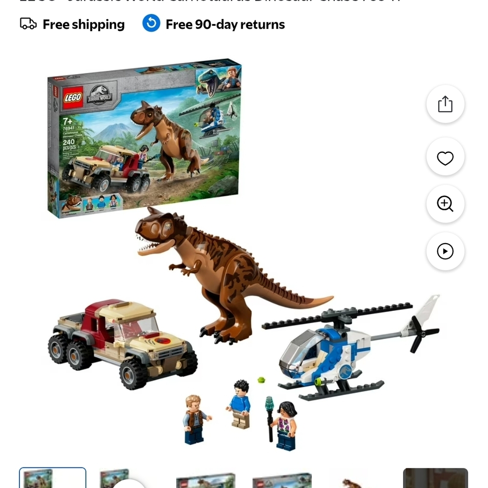 LEGO Jurassic World T. rex Dinosaur Breakout Set